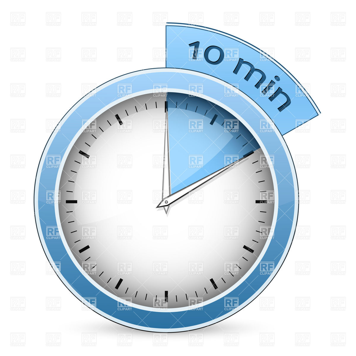 set a timer for 10 mins